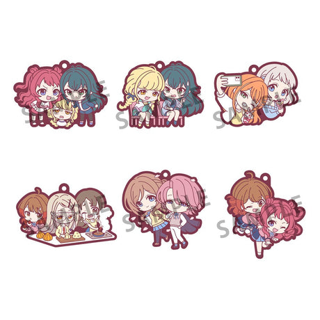 Idolmaster 7cm Rubber Mascot Charms Assortment (6) by Magahouse