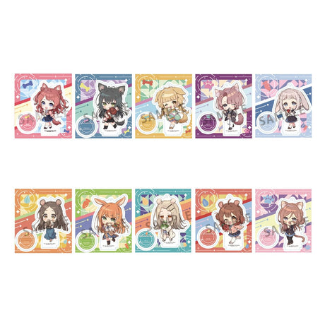 Idolmaster TokoToko Acrylic Figure Display, Gakuen, 9 cm