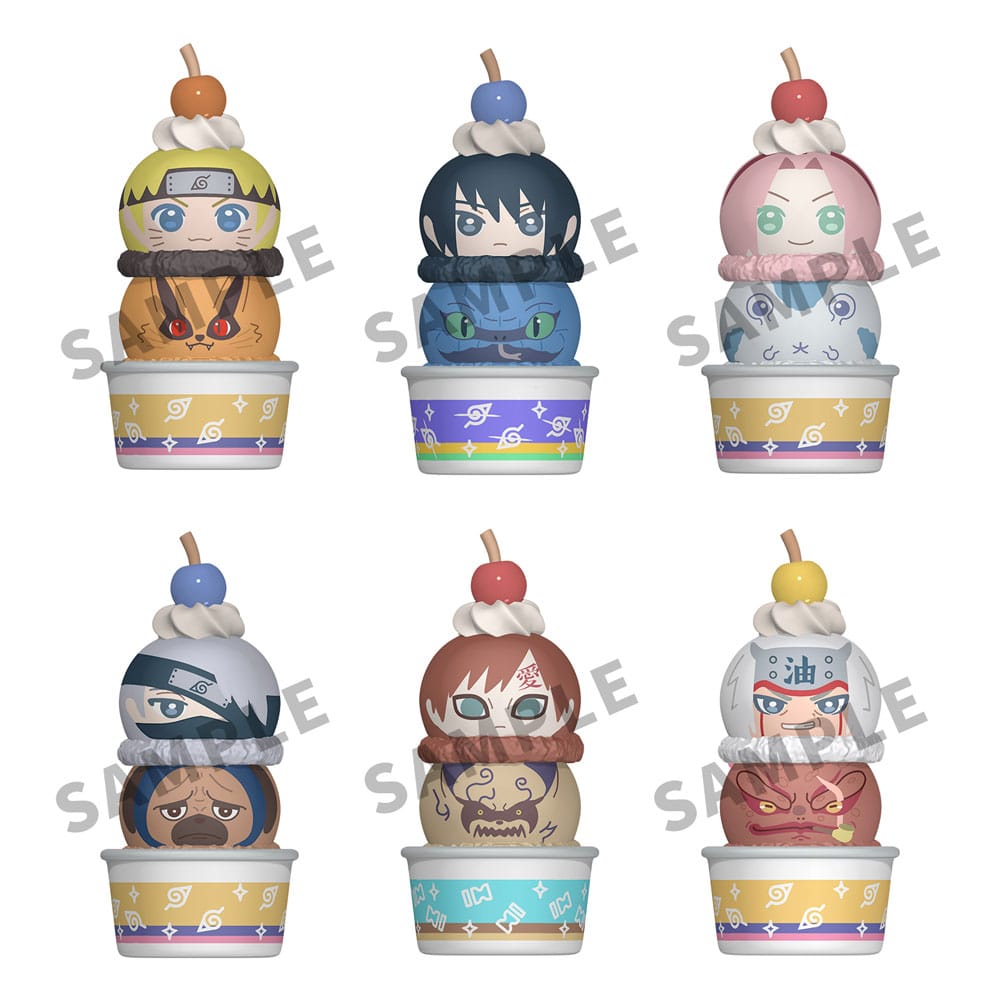 Naruto Shippuden Tsumichen 6-Pack Stack-Up & Change Figures with Gift
