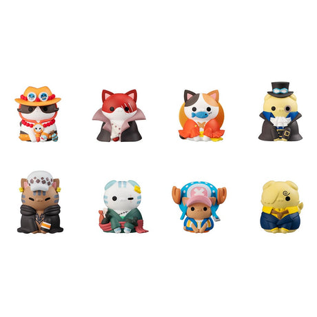 One Piece: Mega Cat Project, NyanPieceNyan! Mini-Figures Vol. 1 (8-Pack)