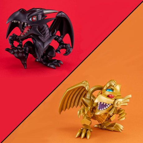 Yu-Gi-Oh! Duel Monsters Megatoon PVC Statue - Red Eyes Black Dragon & The Winged Dragon of Ra