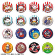 Nyaruto! Naruto-Themed Enamel Pin Assortment 5cm (16-Pack) by Megahouse