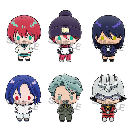 Mobile Suit Gundam GQX Chokorin Mascot Trading Figures (5cm, Set of 6)