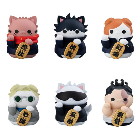 Jujutsu Kaisen Mega Cat Project 7cm Trading Fortune Cats (6 Assorted)
