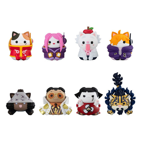 One Piece Egghead NyanPieceNyan! Trading Figures, 3 cm - Assortment of 8