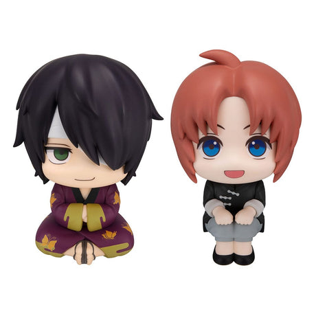 Gintama Look Up PVC Statues Set - Shinsuke Takasugi & Kamui (11cm) with Bonus Gifts