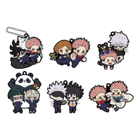 Jujutsu Kaisen Rubber Mascot 6 cm Collection from Megahouse (6 Pack)