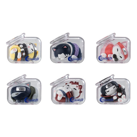 Naruto Shippuden Mega Cat Project Nyaruto! Good Night Mini-figures - Set of 8