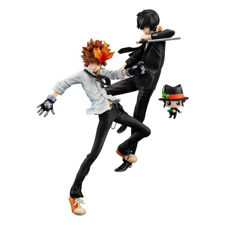 Katekyo Hitman Reborn! G.E.M. Series Tsunayoshi & Hibari PVC Statue Set 21 cm
