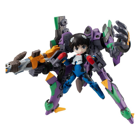 Evangelion Desktop Army Shinji Ikari & Eva No.1 Figure by MegaHouse