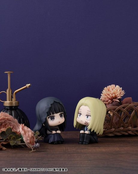 Sakamoto Days Look Up PVC Statue Set - Shishiba & Osaragi with Gift