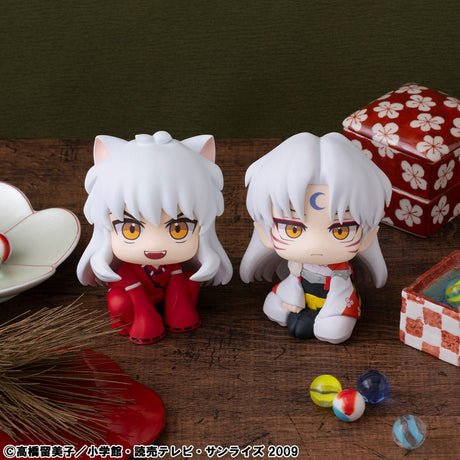 Inuyasha & Sesshomaru Look Up PVC Statues 11cm with Gift