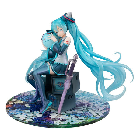 Mobile Suit Gundam x Hatsune Miku 17cm Lucrea PVC Statue