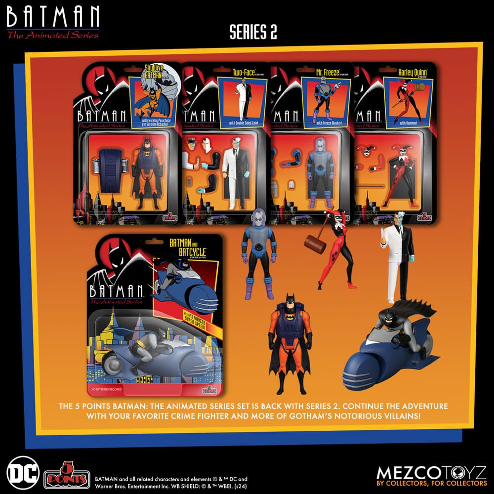 Batman: The Animated Series 2 - 5 Points Deluxe Action Figure Set