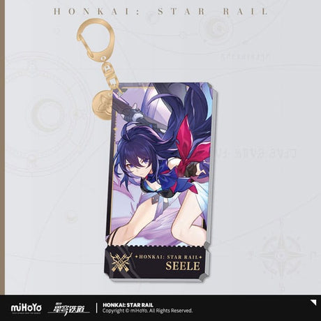 Honkai: Star Rail Seele Character Acrylic Keychain, 9 cm