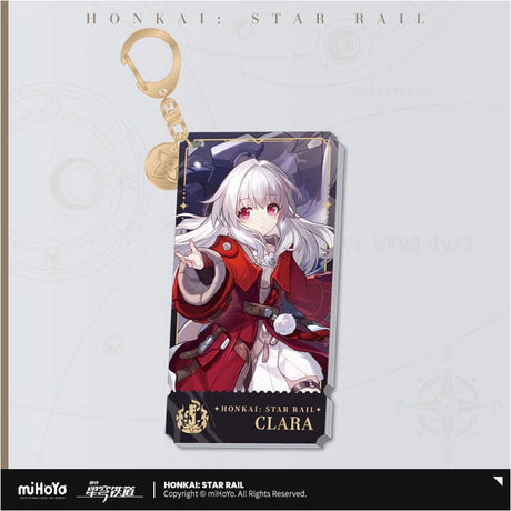 Honkai: Star Rail Clara Character Acrylic Keychain (9 cm)
