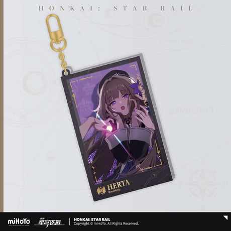 Honkai: Star Rail Herta Glitter Acrylic Keychain 9 cm