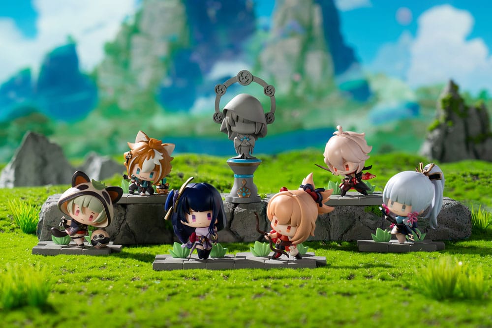 Genshin Impact Inazuma Edition Battle Scene Mini Figures 6-Pack