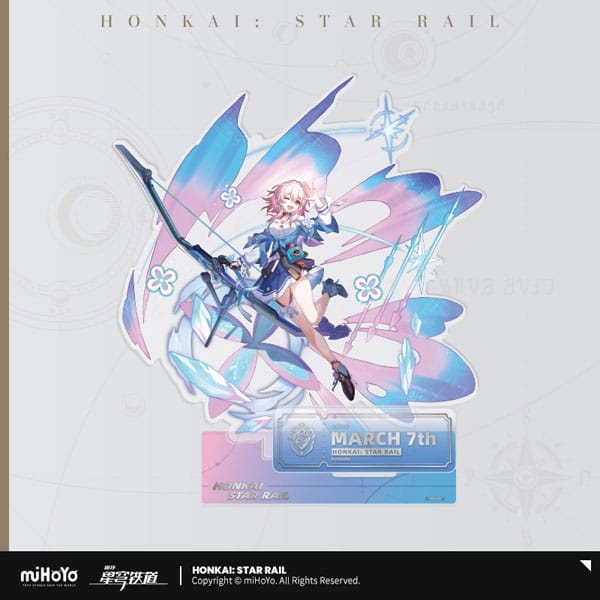 MiHoYo Honkai: Star Rail March 7th Acrylic Mini-figure - 17 cm
