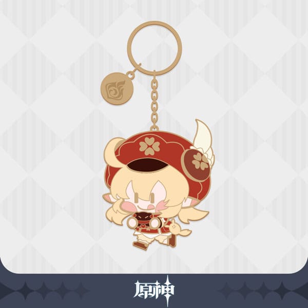 Genshin Impact Klee Metal Keychain - Official MiHoYo Merchandise