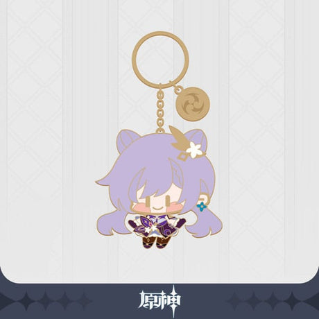 Genshin Impact Keqing Official Metal Keychain