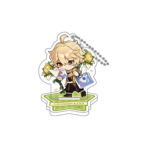 Genshin Impact 2021 Fes Traveler Aether Acrylic Figure & Keychain