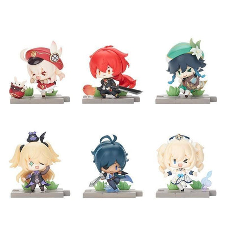 Genshin Impact Battle Scene Series Trading Figure 6-Pack, Mondstadt Edition