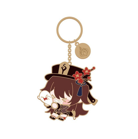 Genshin Impact Hu Tao Metal Keychain - MiHoYo Official