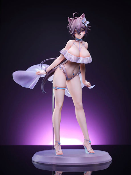 Original Character 1/6 Scale Cat-like Girlfriend Evangeline Statue