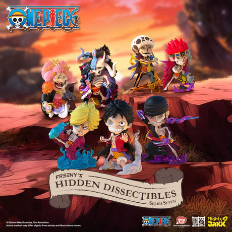 One Piece: Freeny's Hidden Dissectibles Wano Vinyl Figure Blind Box Display