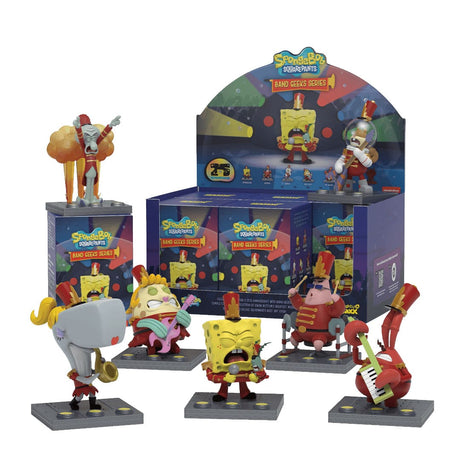 Mighty Jaxx SpongeBob Band Geeks Series: Vinyl Display Set (6)