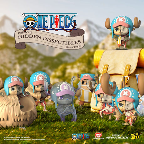 One Piece Freeny's Hidden Dissectibles Series 3 Chopper 4-Inch Vinyl Figure Blind Box Display (6)