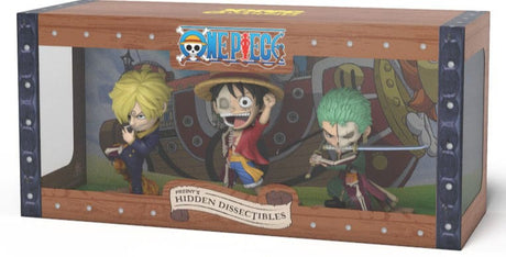 One Piece Freeny's Hidden Dissectables Vinyl Figures (Luffy, Zoro, Sanji)