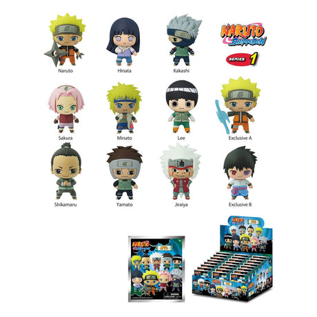 Naruto Shippuden 3D PVC Bag Clips Series 01 by Monogram International