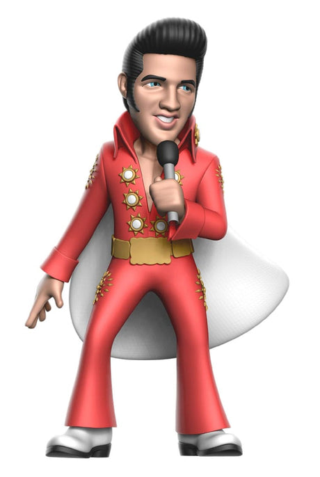 Elvis Presley Red Suit Minix Figure - 12 cm