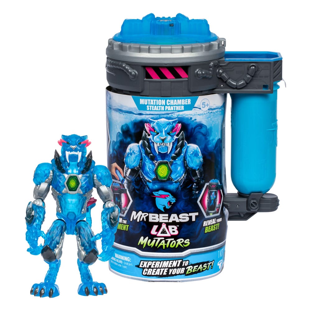 Mr. Beast Lab 26cm Stealth Panther Action Figure - Official Merchandise