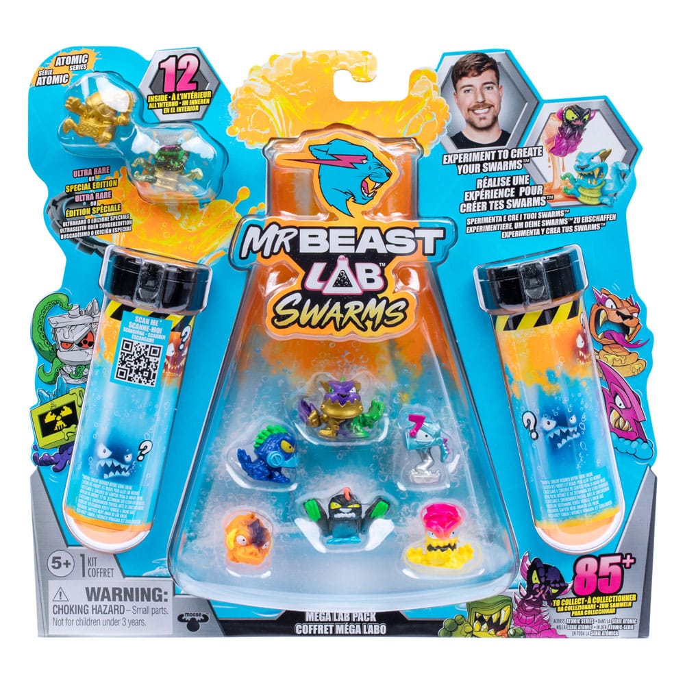 Mr. Beast Lab Swarms 12-Pack Mini Figures Collection (Mega Lab 1)