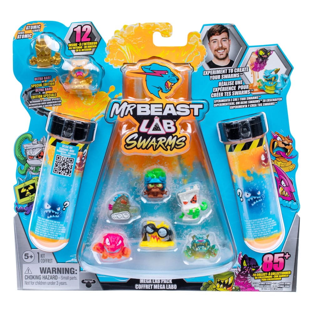 Mr. Beast Mega Lab Swarm Mini Figures 12-Pack
