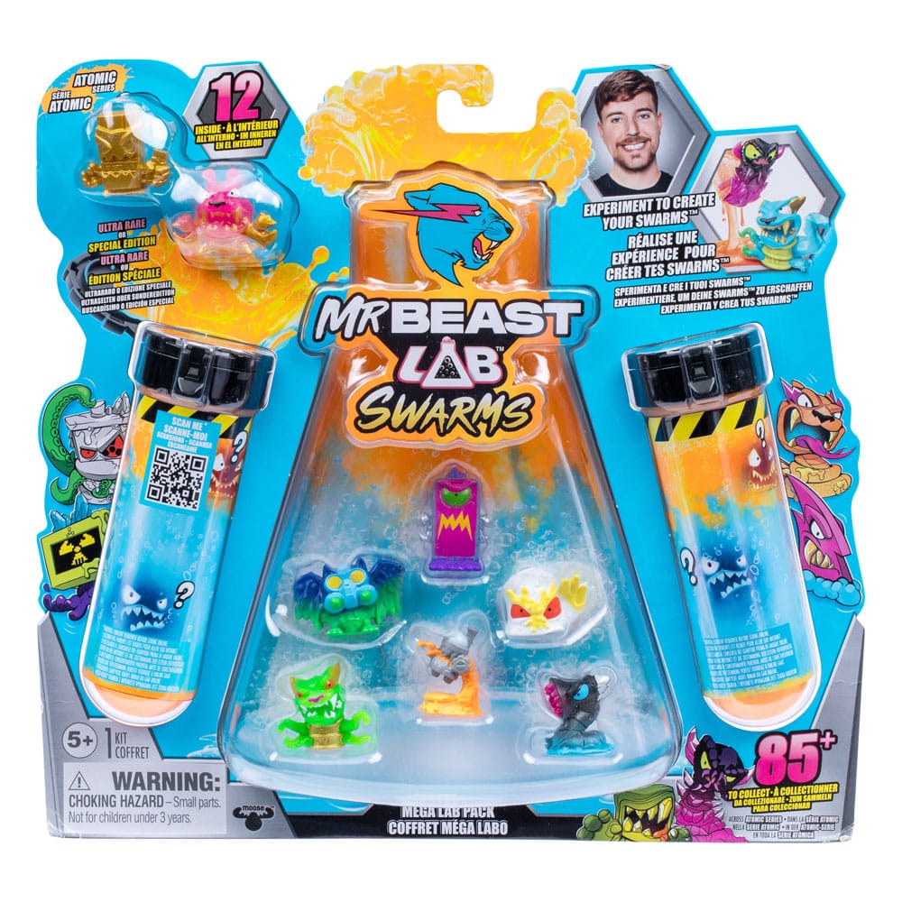 Mr. Beast Lab Swarms Mini Figures 12-Pack by Moose Toys