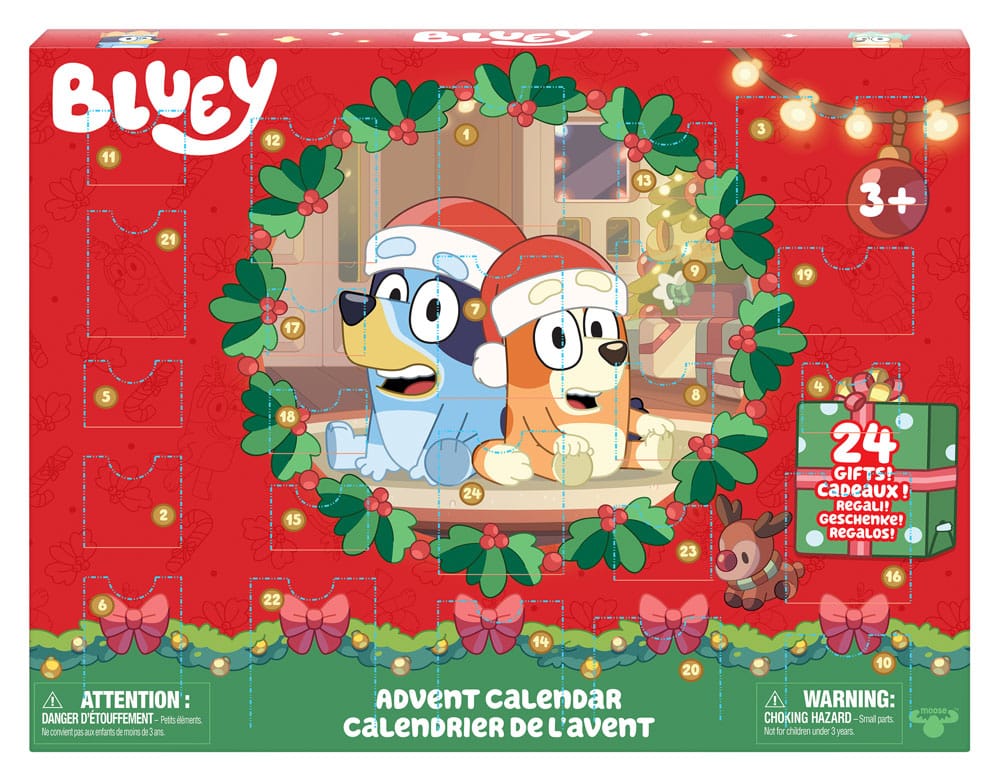Bluey Advent Calendar with Mini Figures Official Collection