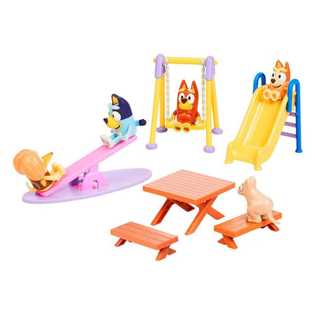 Bluey Deluxe Playground Mini Figure Playset by Moose Toys