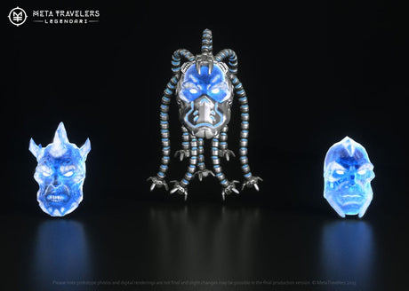 MetaTravelers: Legendari Nibiru Glow Head Pack - Action Figures Collection