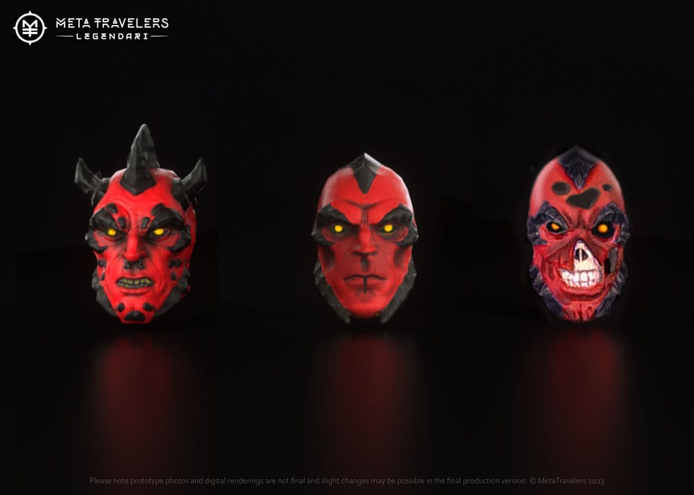 Legendari Nibiru Villains Head Pack - Collector's Edition