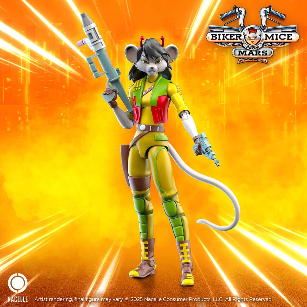 Biker Mice From Mars Carbine Collectible Figure by Nacelle