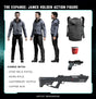 The Expanse 20cm Action Figure - James Holden with Accessories
