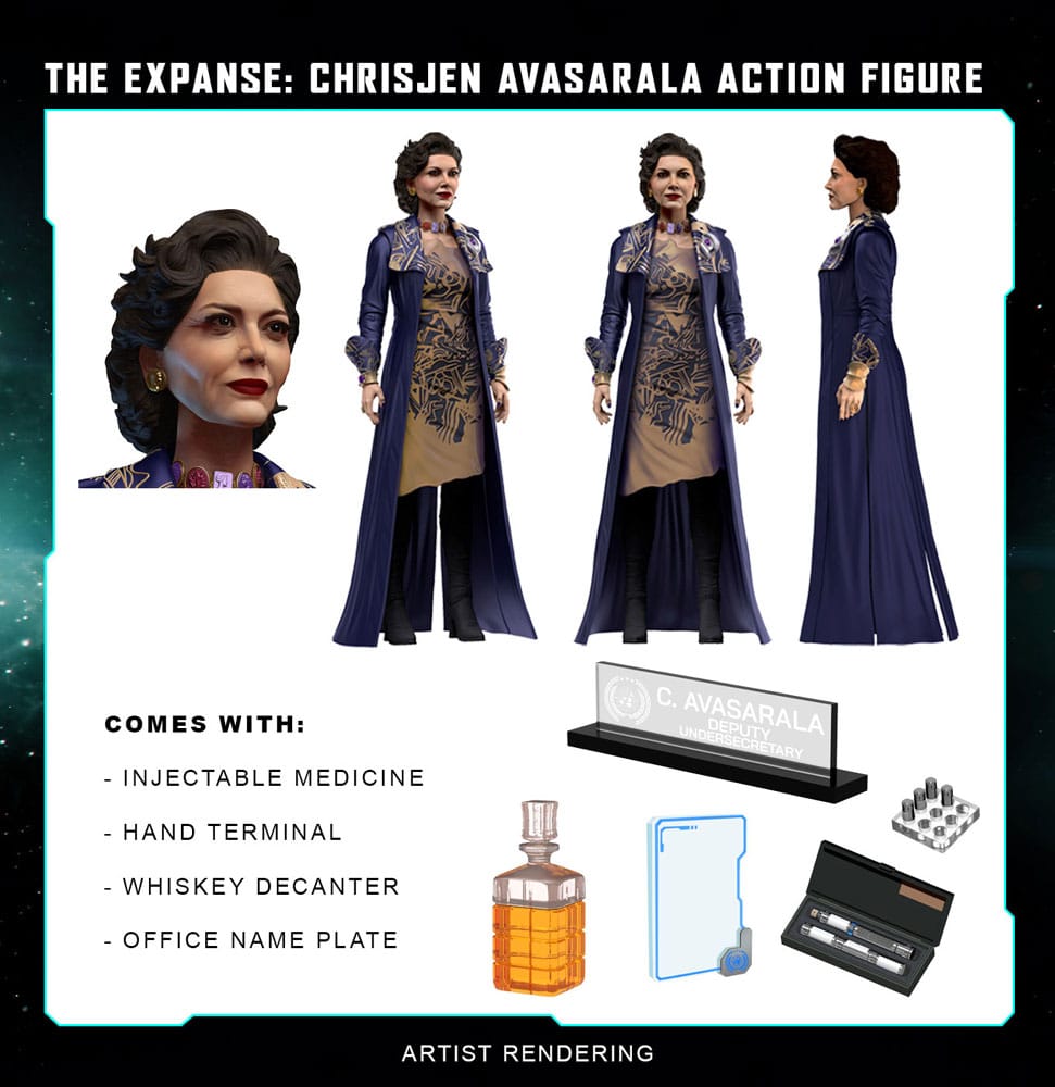 The Expanse Chrisjen Avasarala Exclusive Action Figure (20 cm)
