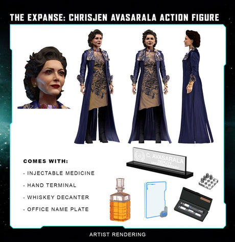 The Expanse Chrisjen Avasarala Exclusive Action Figure (20 cm)