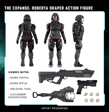 The Expanse 20cm Moving Action Figure - Roberta Draper