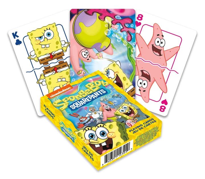 SpongeBob Cast Playing Cards by Aquarius