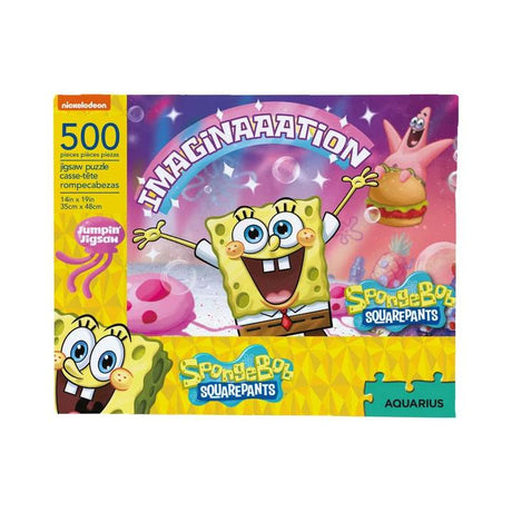 SpongeBob Imaginaaation 500-Piece Jigsaw Puzzle by Aquarius